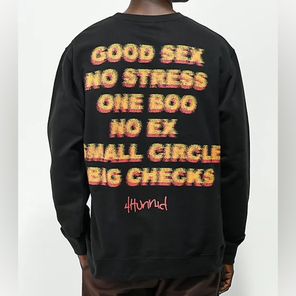 XL 4Hunnid Good Sex Crewneck sweater